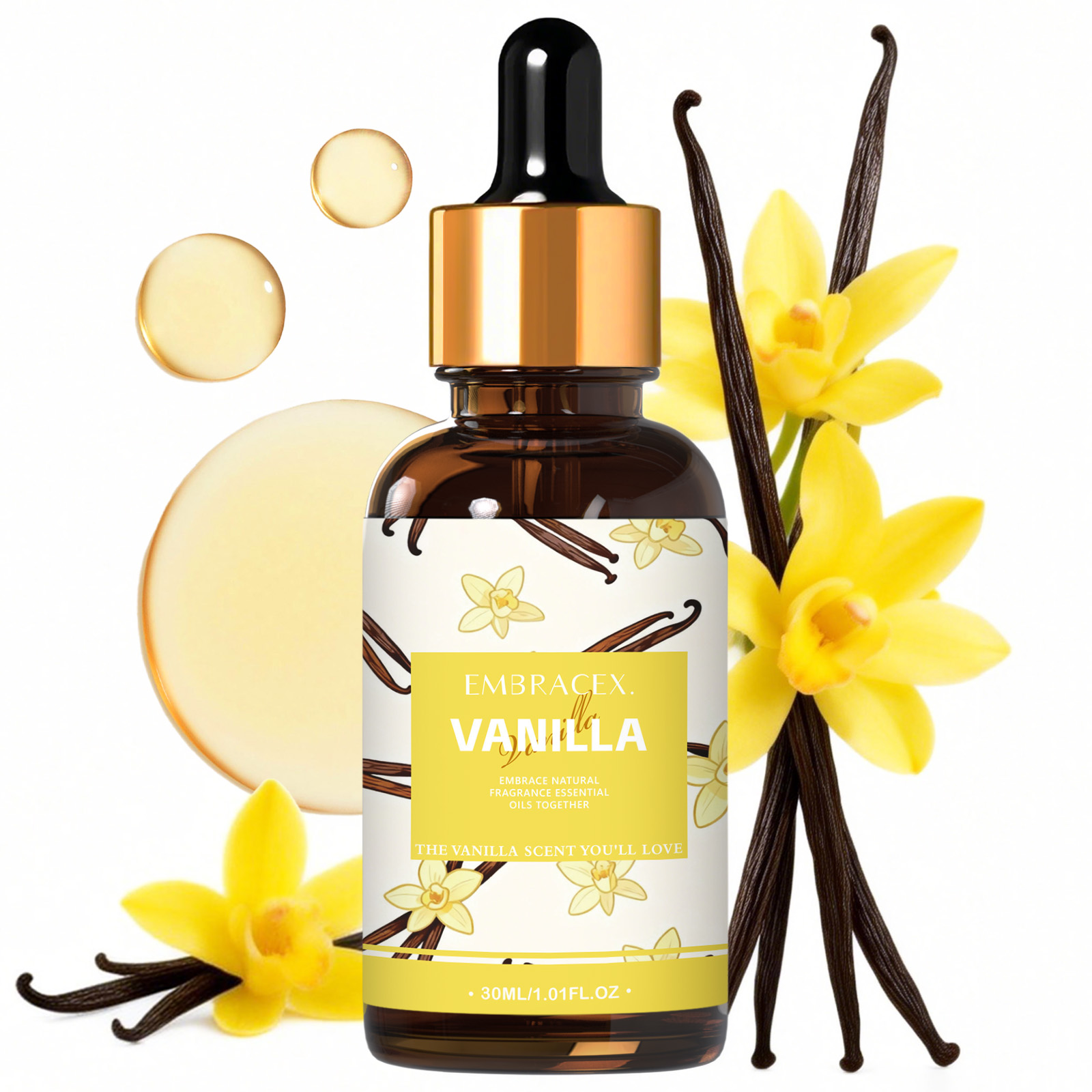 Candle Supplies Free Shipping - 30ml バニラフレグランスオイル ディフューザー用 キャンドル作り用 友人へのギフト 温かい香り
