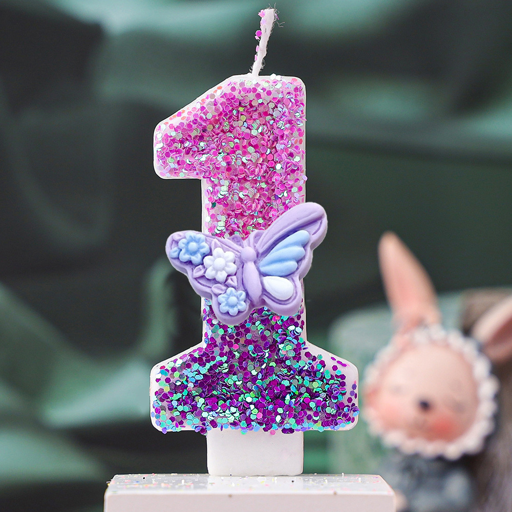 クリエイティブDIY新作蝶々シリーズ グラデーションパープル - Candle Supplies Free Shipping のレビューと価格