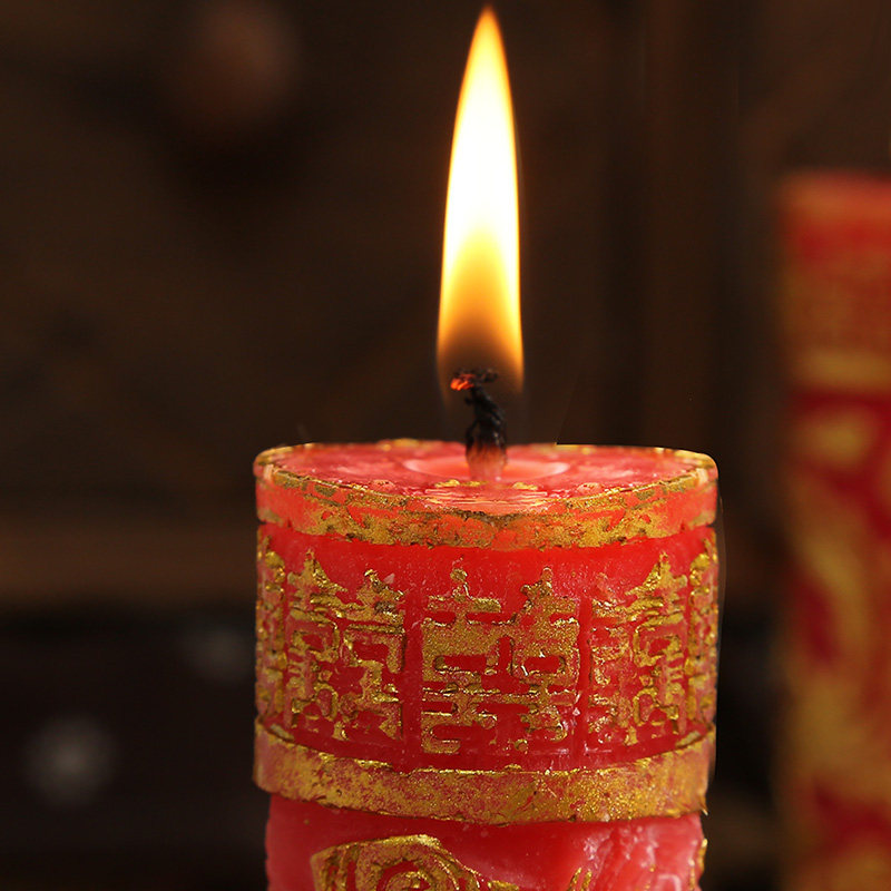 結婚式用品、お祝いの赤い蝋の装飾、龍と鳳凰のキャンドル - Candle Supplies Phoenix のレビューと価格