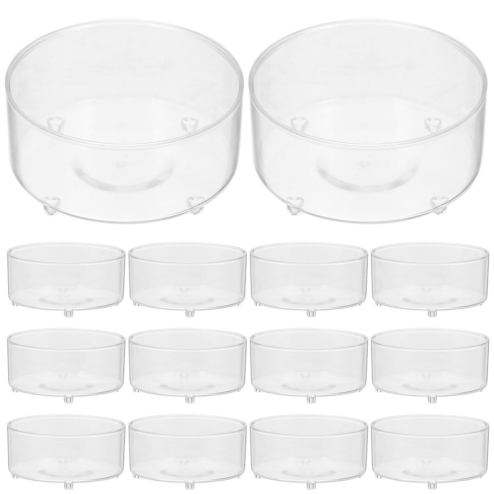 ティーライトキャンドル用プラスチックカップ50個セット 透明 - Candle Supply のレビューと価格