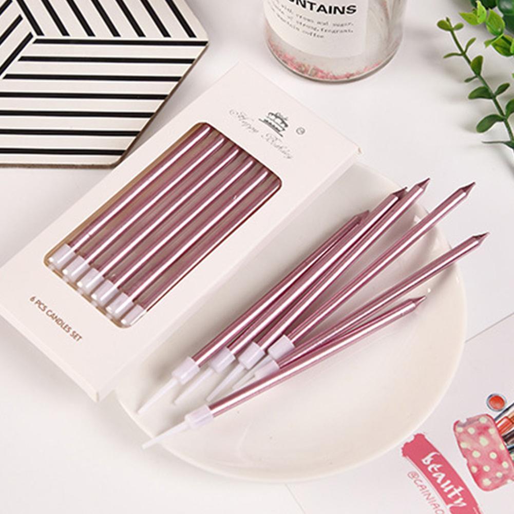 6/18個入り メタル ゴールド シルバー 誕生日キャンドル - Candle Supplies Free Shipping のレビューと価格