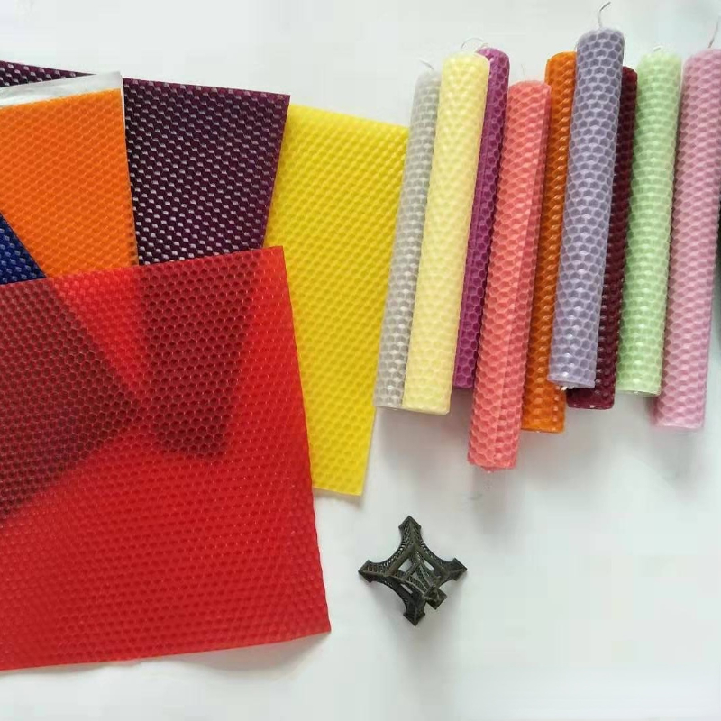 2 個 20*20 センチメートルカラー蜜蝋スライス DIY - Candle Supplies Beeswax のレビューと価格