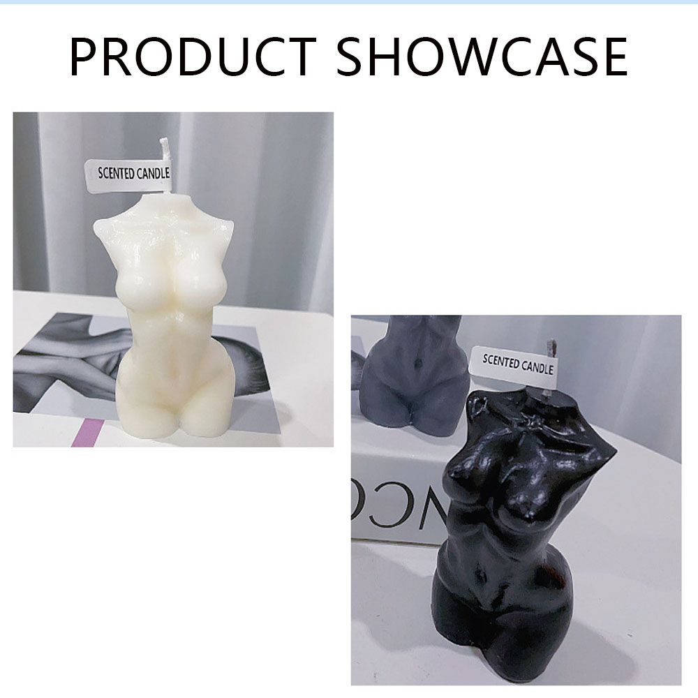 女性トルソー体型の香り付きキャンドル、家の装飾用 – 芸術的 - Candle Supplies Free Shipping のレビューと価格