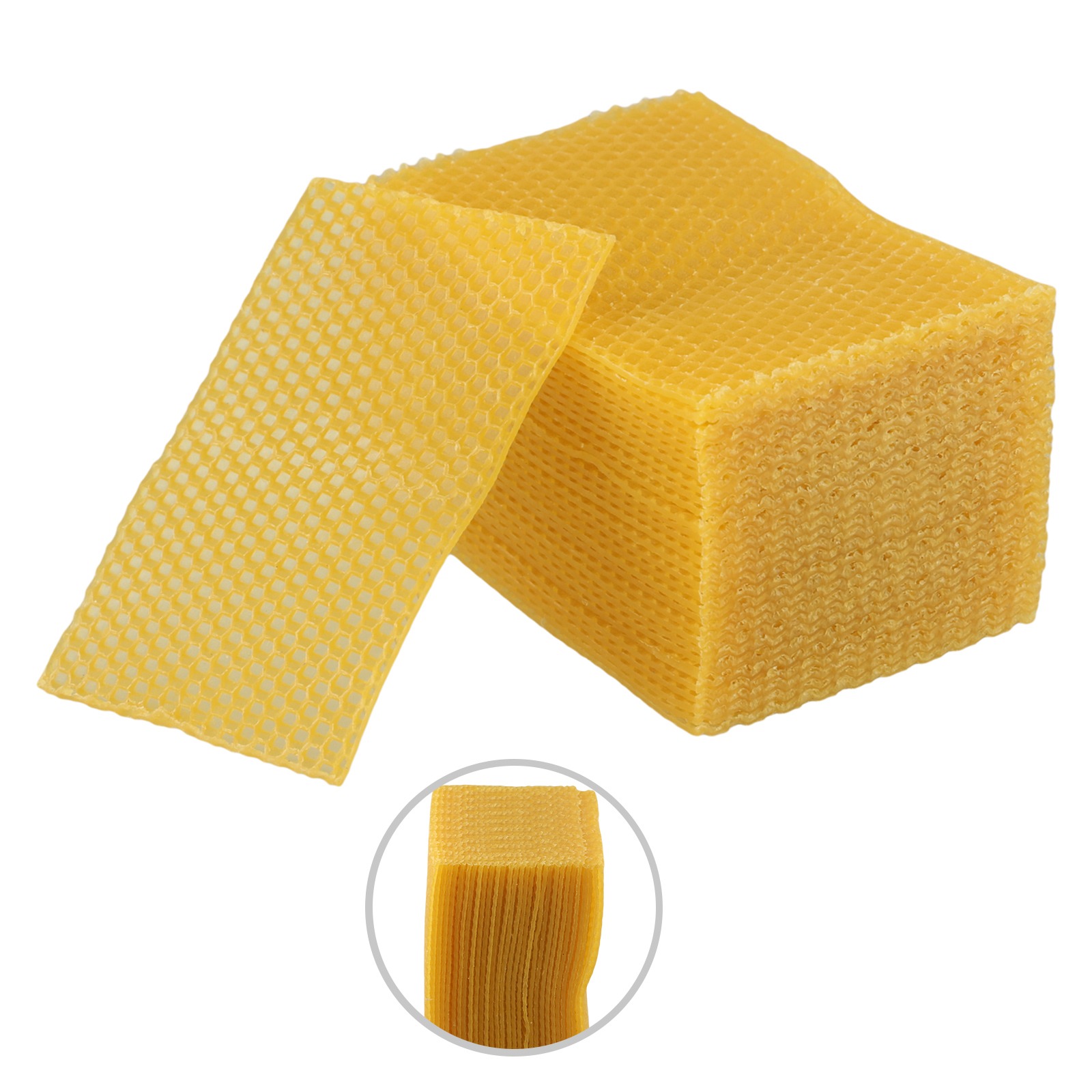 蜜蝋シート 蜂の巣礎用 30枚入りパック クラフトやキャンド - Candle Supplies Beeswax のレビューと価格