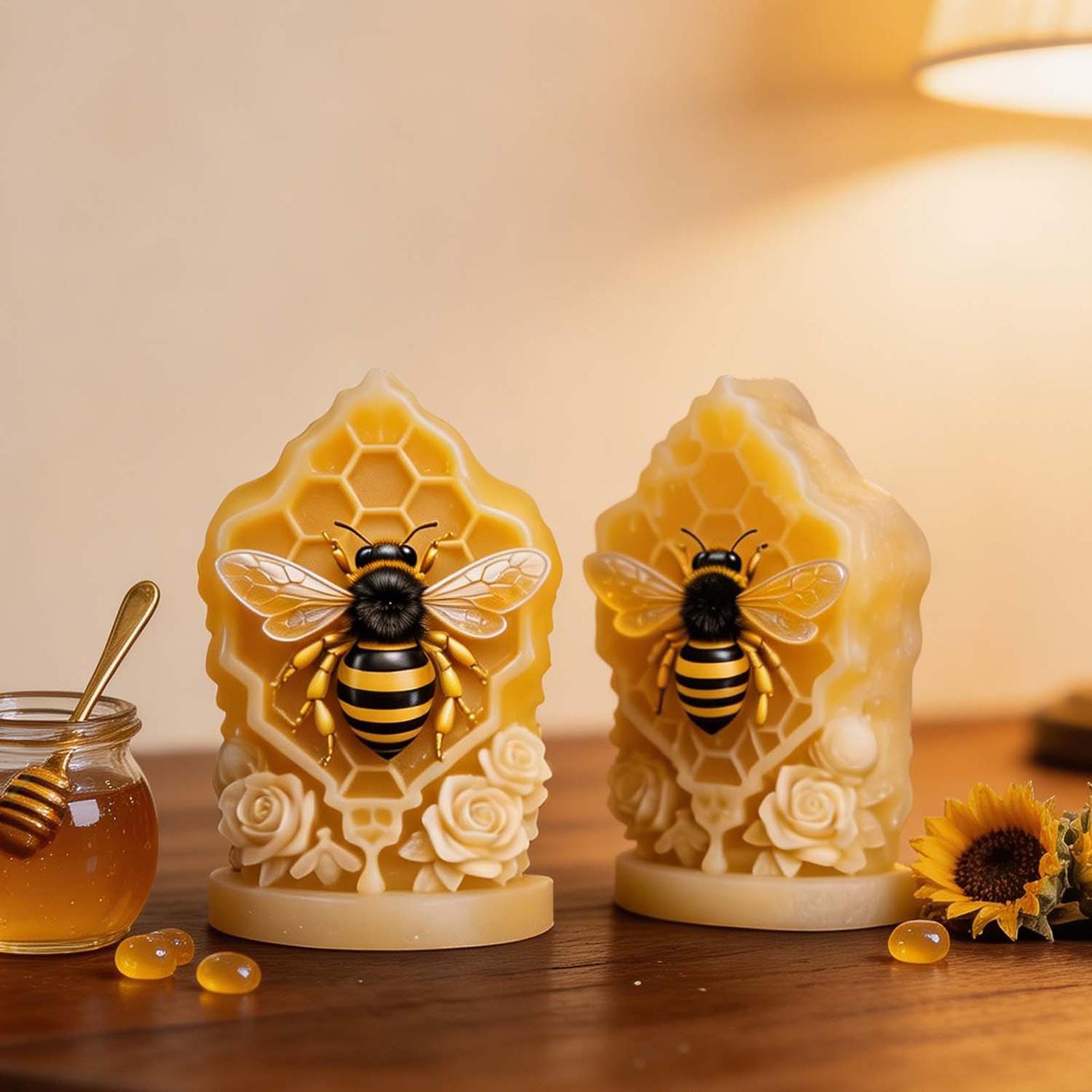 ハニカムシリコンモールド 3D ハニカム型 蜜蝋モールド 簡 - Candle Supplies Beeswax のレビューと価格