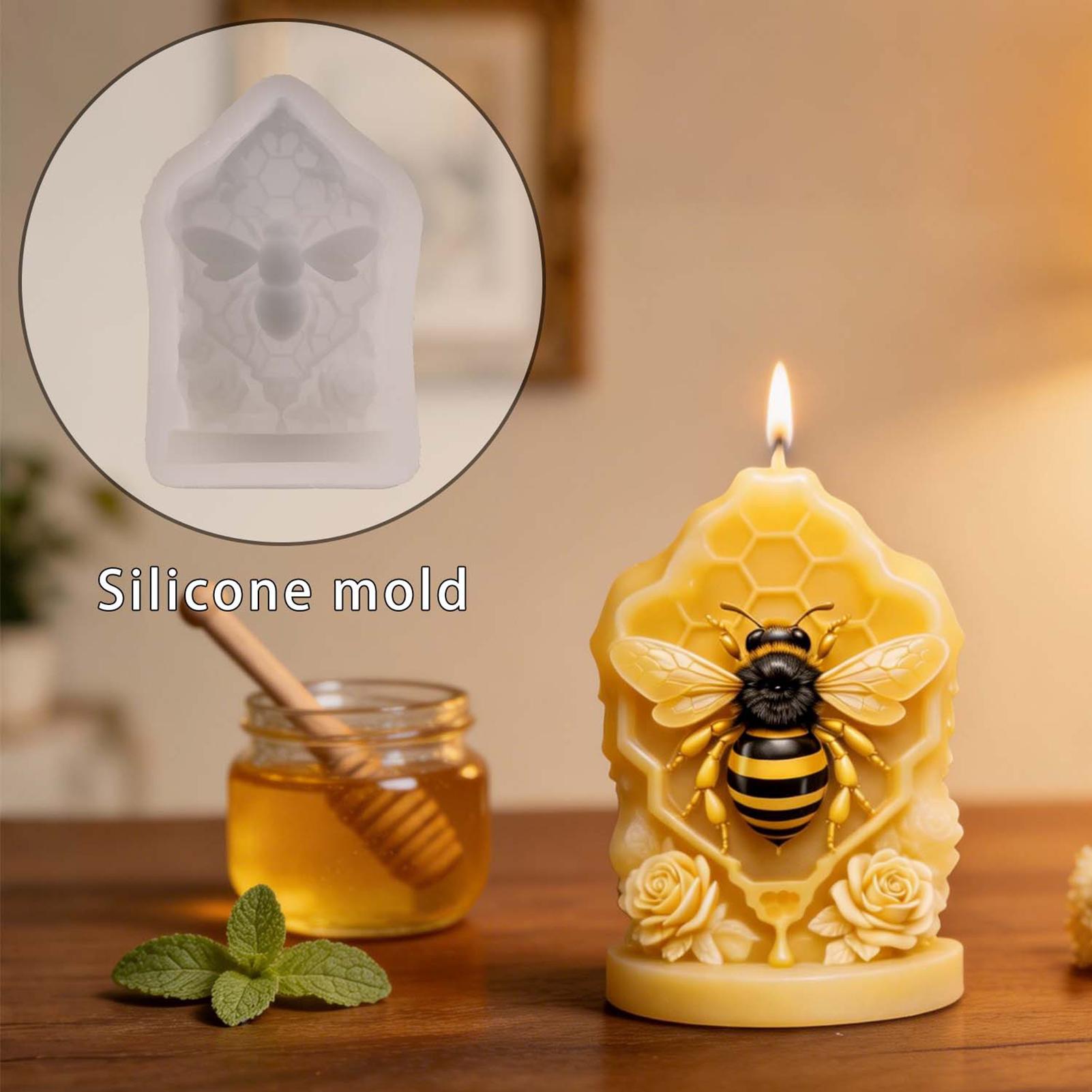 ハニカムシリコンモールド 3D ハニカム型 蜜蝋モールド 簡 - Candle Supplies Beeswax のレビューと価格