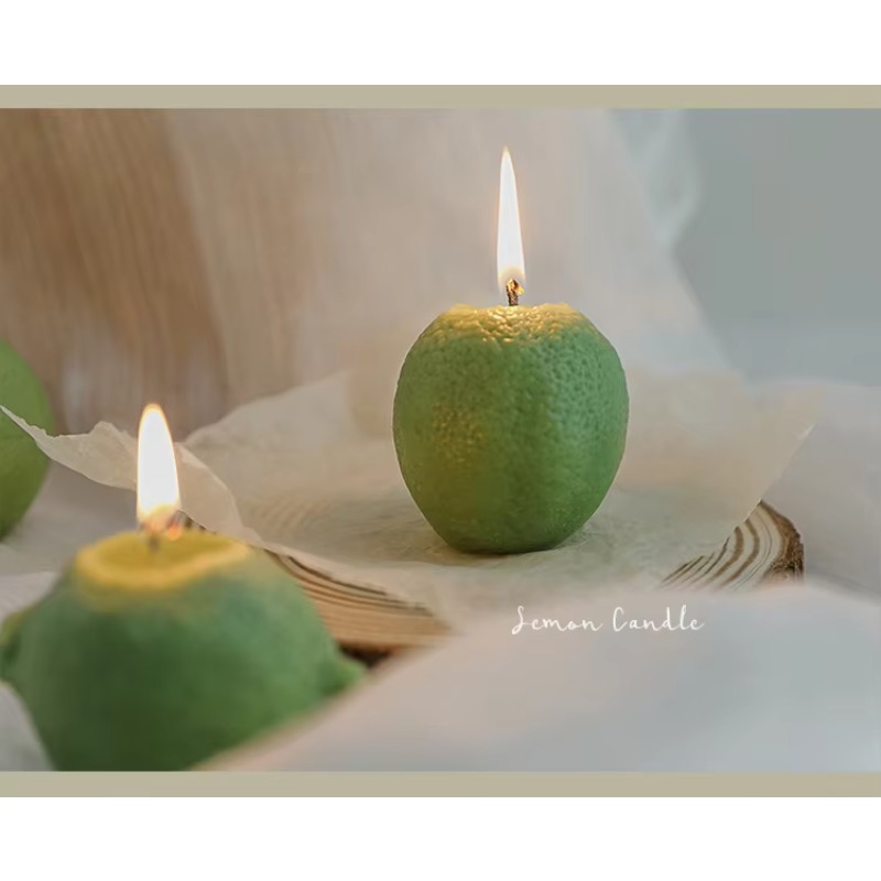 カスタムホームデコレーション レモンキャンドル フォトシーン - Candle Supply のレビューと価格